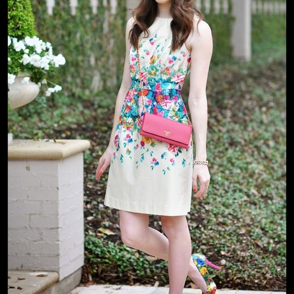 Anthropologie Tea Garden Maeve sheath dress size 2 - Picture 6 of 13